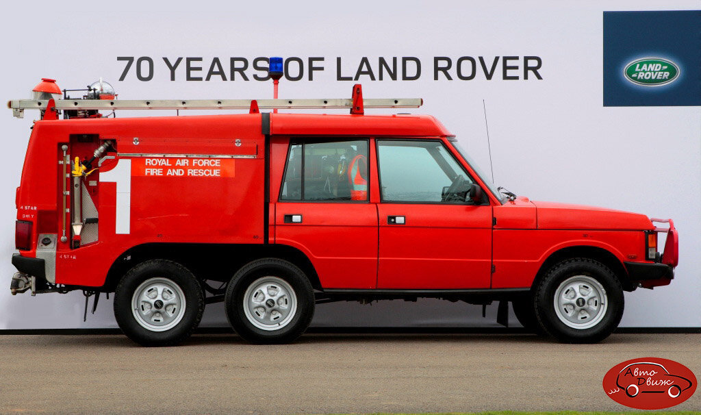 Снова трехоска, но уже на базе Range Rover