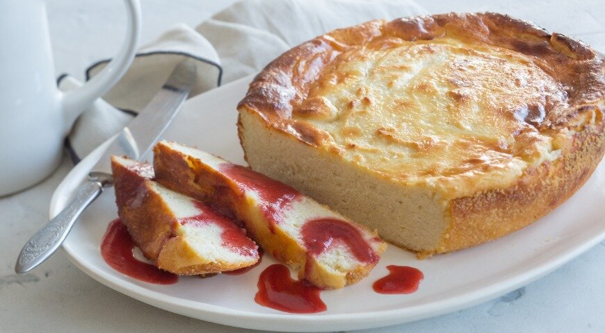 Творожная запеканка из кулинарной тетради Бекетовых - тётушек Александра Блока, специально для www.gastronom.ru