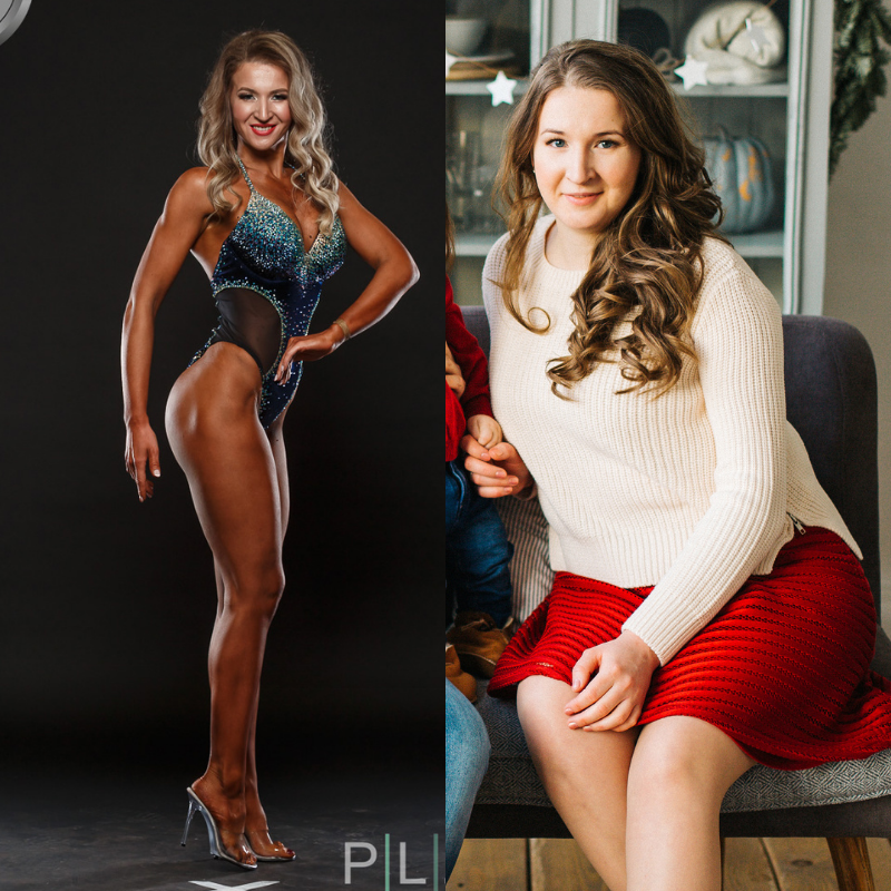 Справа - я до (фотограф - Ольга Головизина), слева - я после (фотограф Алексей Пилизин)