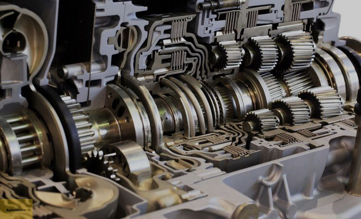 Классическая коробка автомат в разрезе