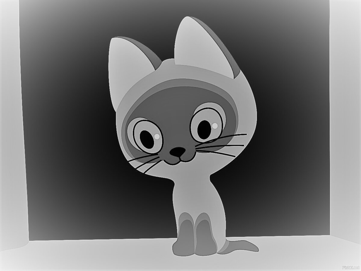Кадр из мультфильма "Котенок по имени Гав"