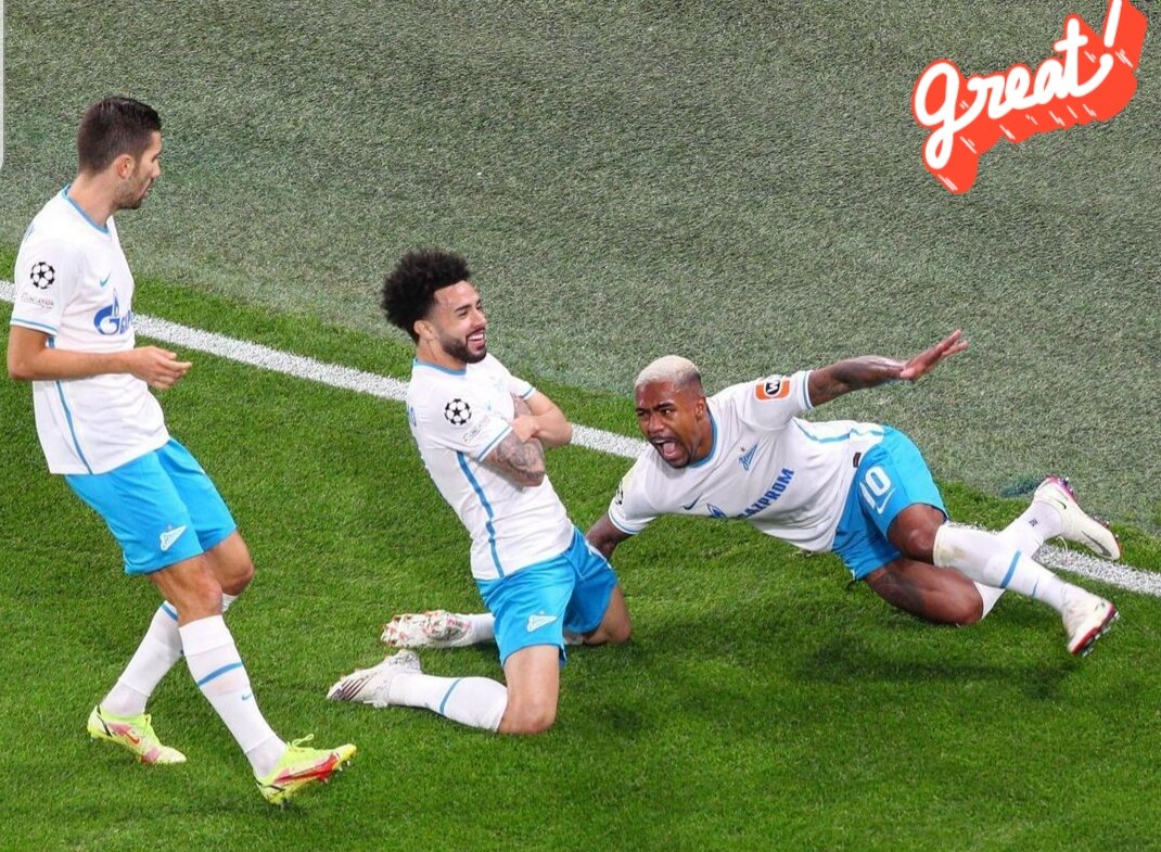 Клаудиньо начал проявлять свои бомбардирские качества: уже забил 2 мяча: один в РПЛ и один в ЛЧ