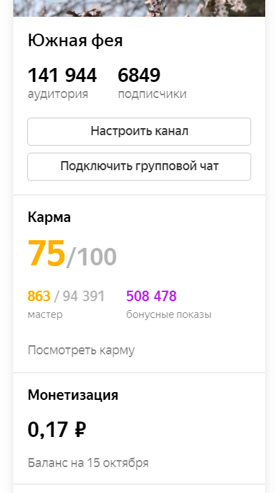 Так выглядят мои показатели на данный момент