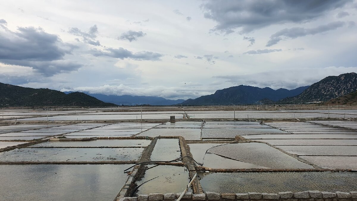 Соляные поля под Фанрангом. Сентябрь 2021 г.