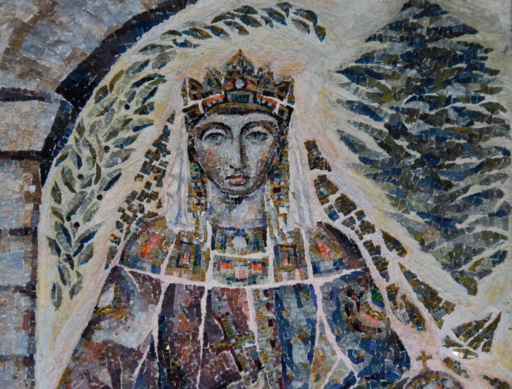  Императрица Феофано. Мозаика из базилики Св. Пантелеймона в Кельне / antik-mosaik.livejournal.com