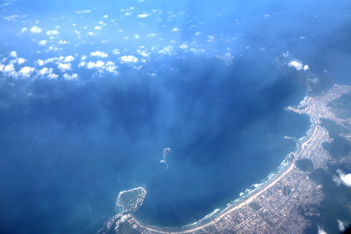 Все фото автора. Вид на Рио из самолете
