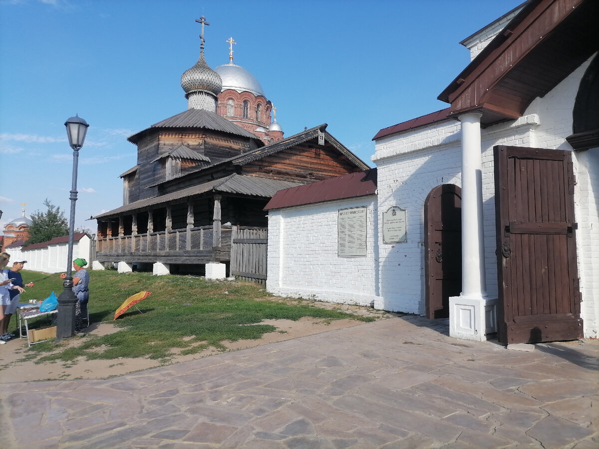 остров свияжск в казани зимой