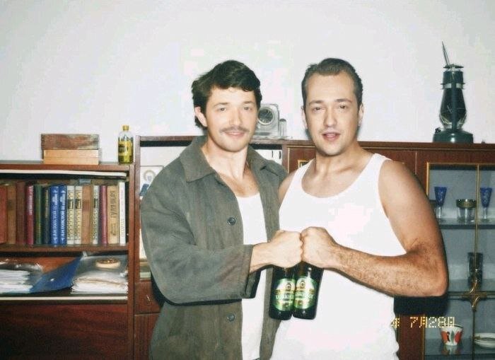 Тупицын и Головач в начале стримерской карьеры, 2002г. Фото в цвете.