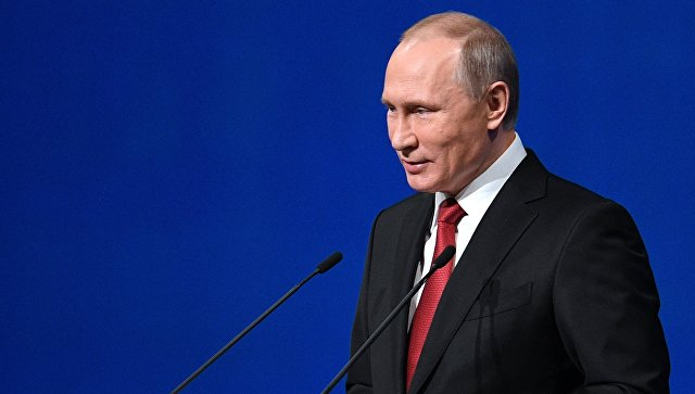 Владимир Путин на ПМЭФ-2018