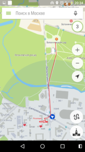 Пеший маршрут