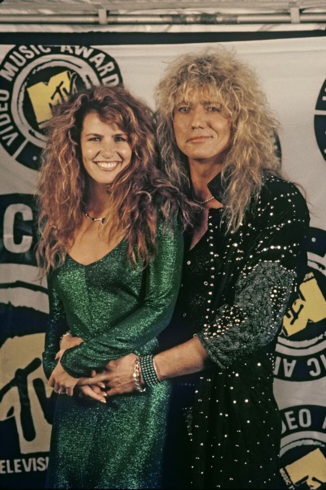 David Coverdale and Tawny Kitaen. Source: loudersound.com