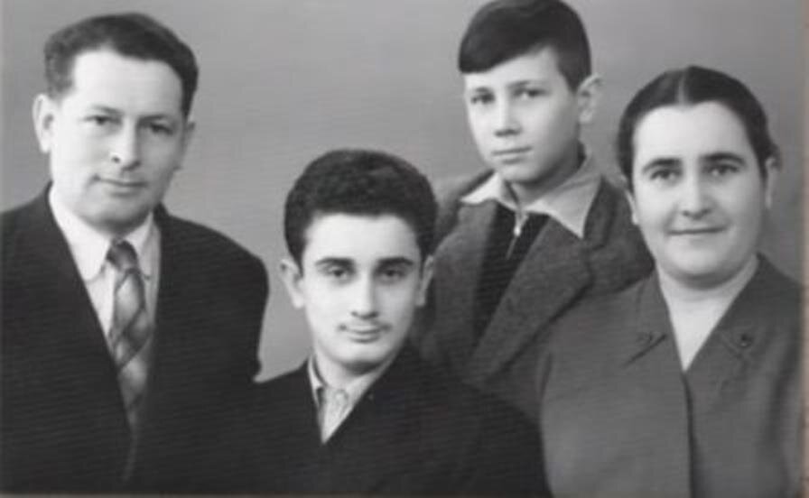 Владимир Винокур с семьей, 60-е