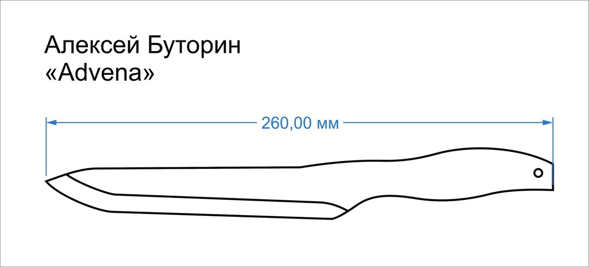 Чертежи самодельного метательного ножа