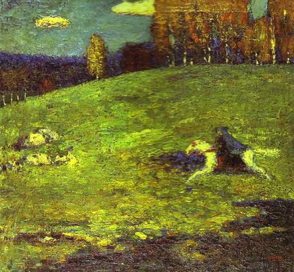 Кандинский, "Синий всадник", 1903