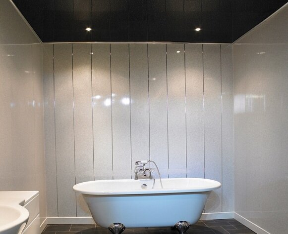 Дизайн ванной комнаты панелями - 76 фото