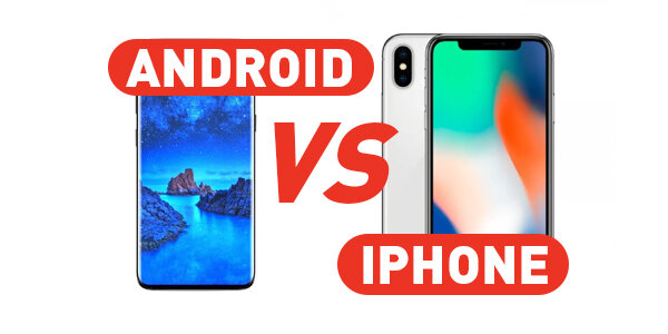 android vs iphone