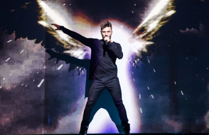 Сергей на конкурсе "Евровидение" в 2016 году. Тогда он занял третье место.