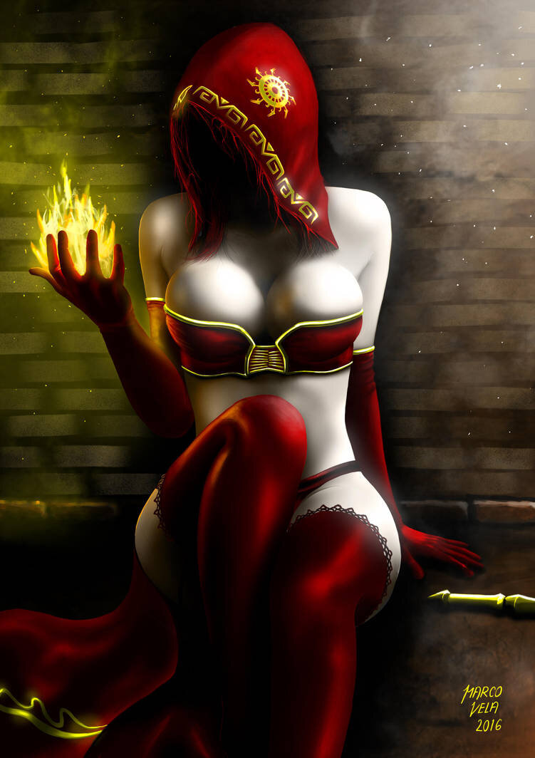 Фанатский арт Пустынной ведьмы 