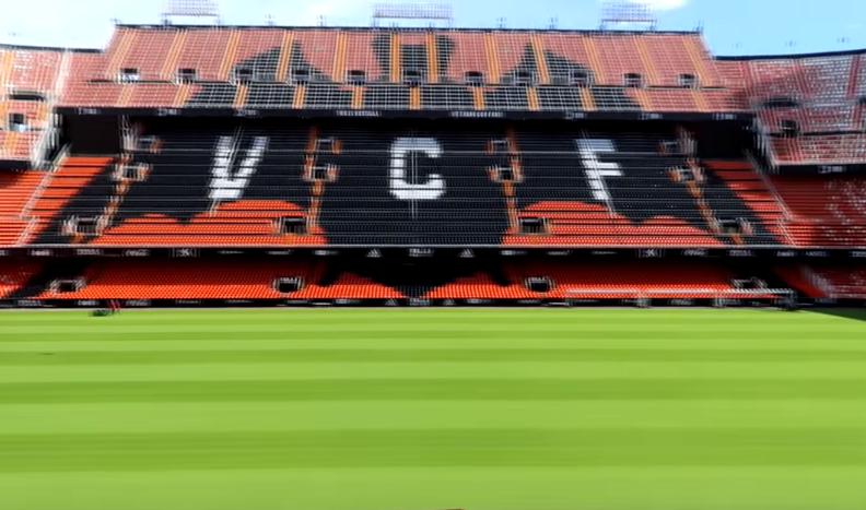 Estadio de Mestalla - здесь сегодня вечером сойдутся Валенсия и Челси