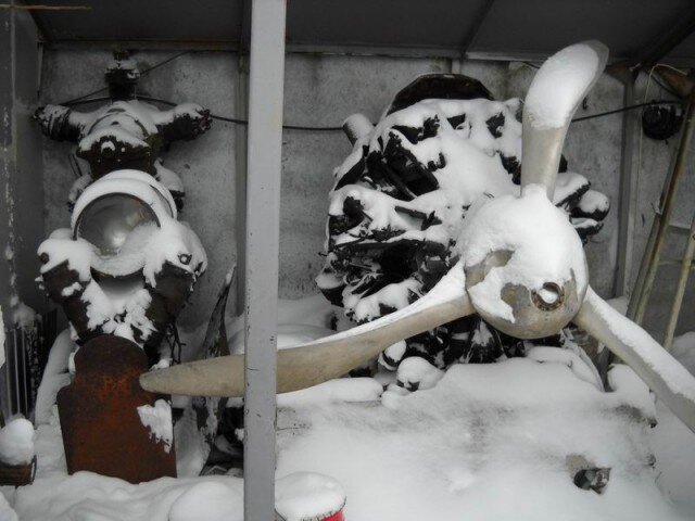 Моторы войны. Как видим, сохран просто отличный.