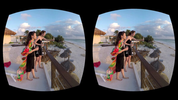 Люди получат системы виртуальной реальности, формирующие изображение непосредственно на их сетчатке. Пользователи будут общаться со своими компьютерами через двусторонний речевой и жестовый интерфейс, практически не пользуясь клавиатурой. Кабели и проводные интерфейсы периферийных устройств почти полностью исчезнут.Виртуальность в очках GearVR (изображение: vrscout.com).Все студенты получат доступ к компьютерам. Основное обучение будет построено в виде дистанционных адаптивных курсов, на которых слушатели и преподаватели будут присутствовать удалённо.
