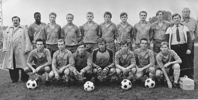 1991 год. Первые чемпионы Латвии - "Форум Сконто"