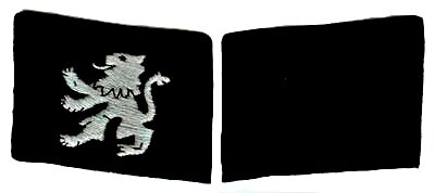 Рисунок 2. Петлицы со львом - отличительный признак дивизии СС «Галиция». Источник: «Дивизии СС» (Новый Солдат № 74)