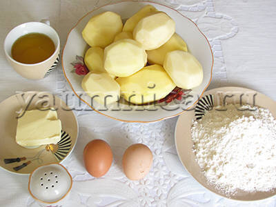 Картофельные котлеты с яйцом