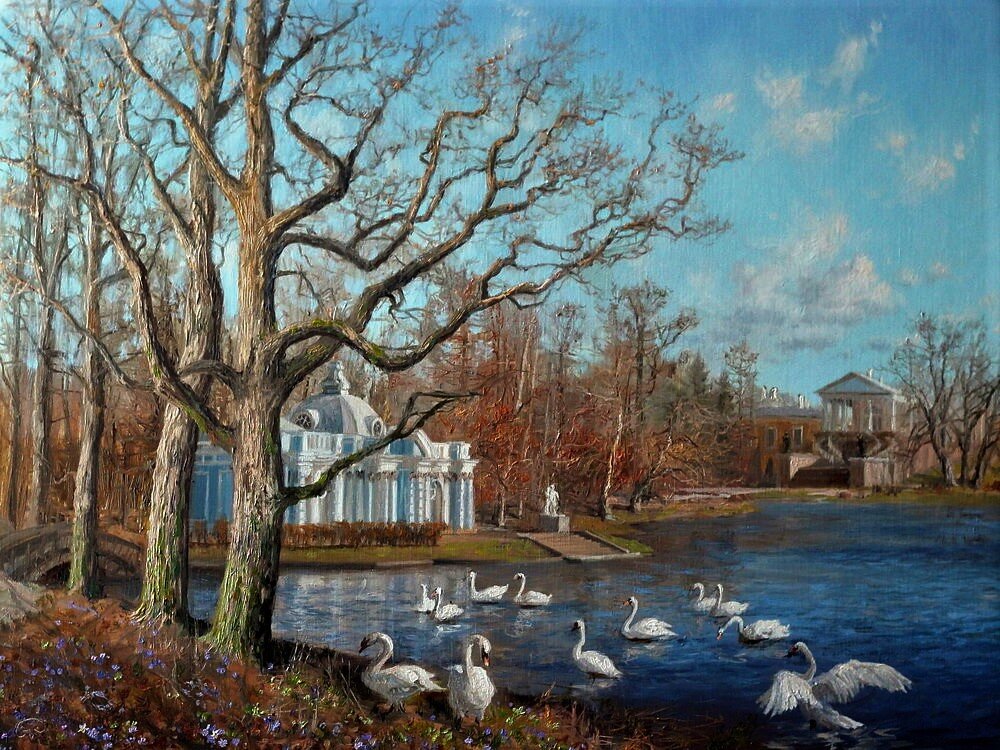 Весенний день картины художников