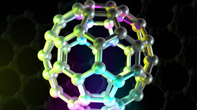 Фуллерен. Молекула, у которой также находились волновые свойства