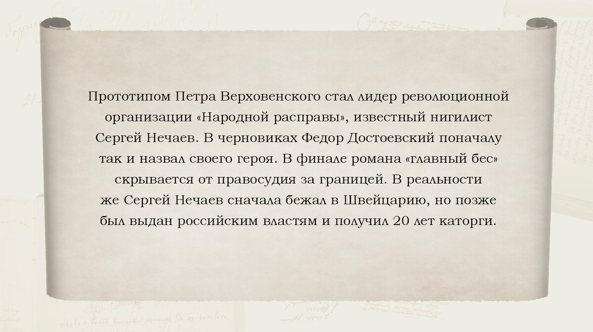 Прототипы героев слово. Большинство персонажей Достоевского имели прототипы.