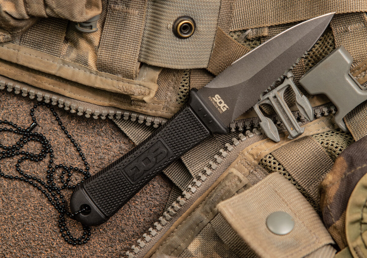 Нож Sog Mini Pentagon M14K-CP