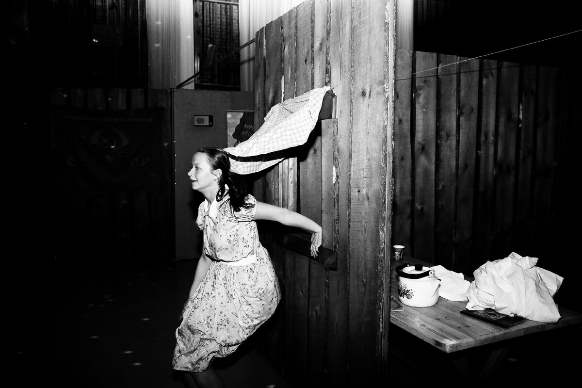 моменты репетиции (Зинка Кондакова (актриса студии Зоя Чеглыгбашеа)