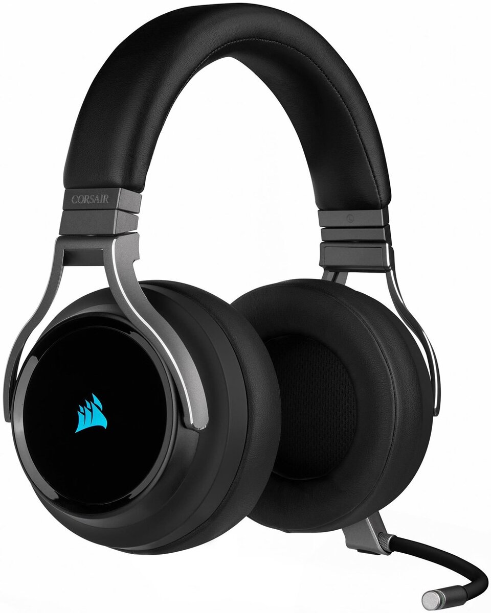 Corsair Virtuoso RGB Wireless Hi-Fi-Gaming-Headset carbon.