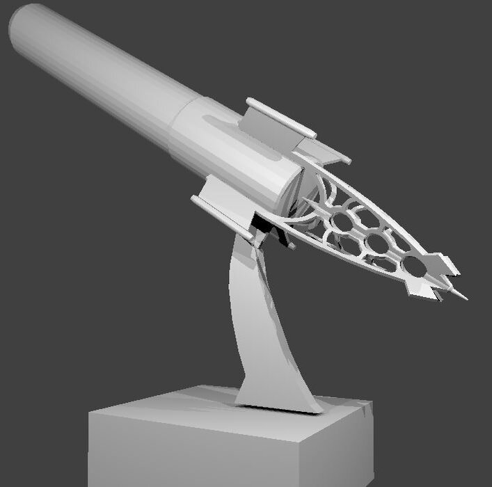 3D в Blender. Криво-косо, но суть понятна.