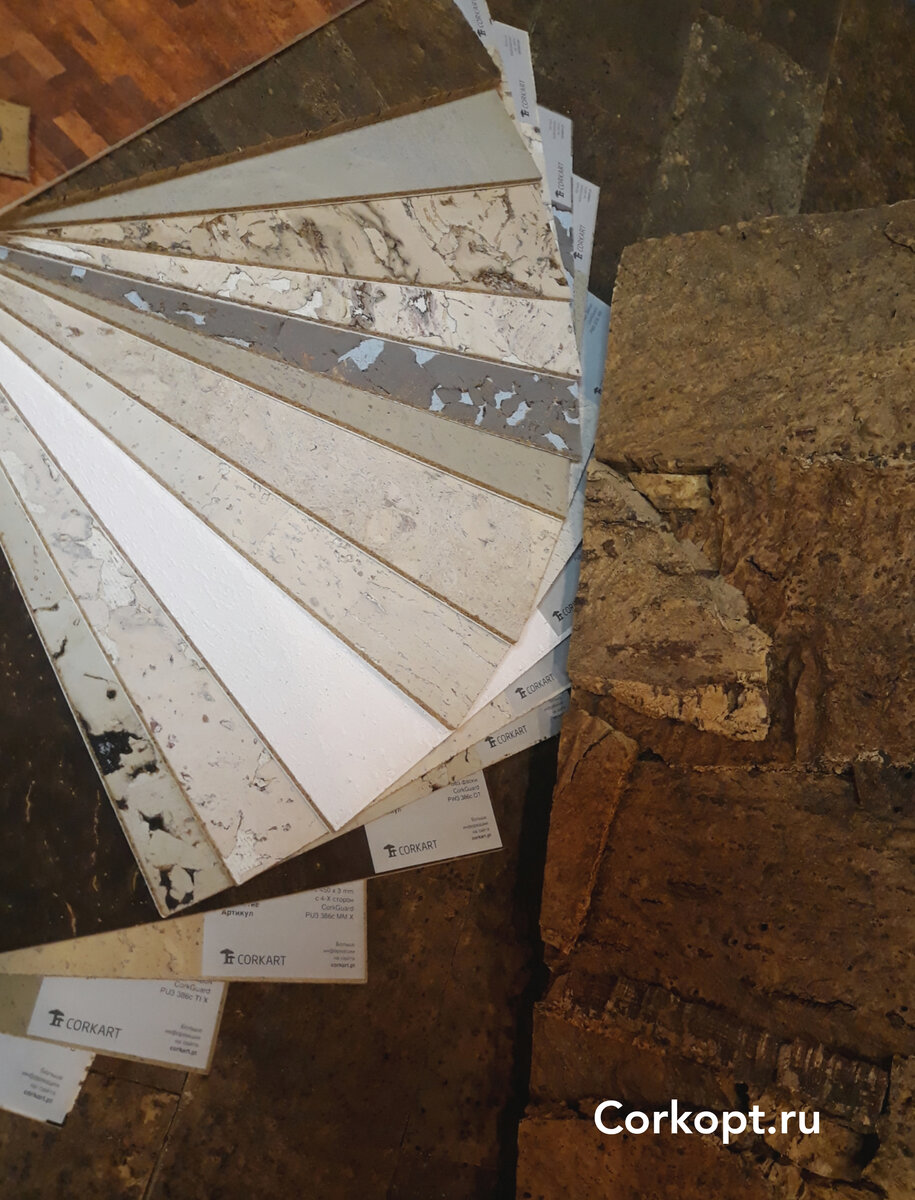 Настенные пробковые покрытия