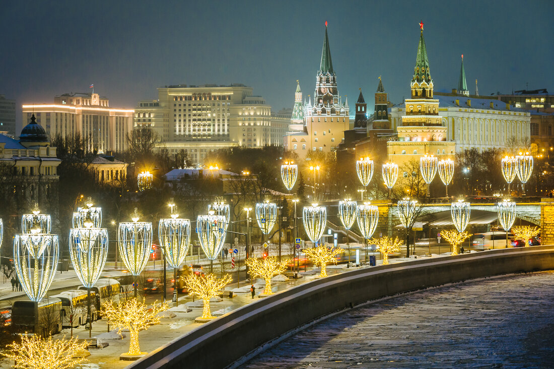 новый года в городе москва