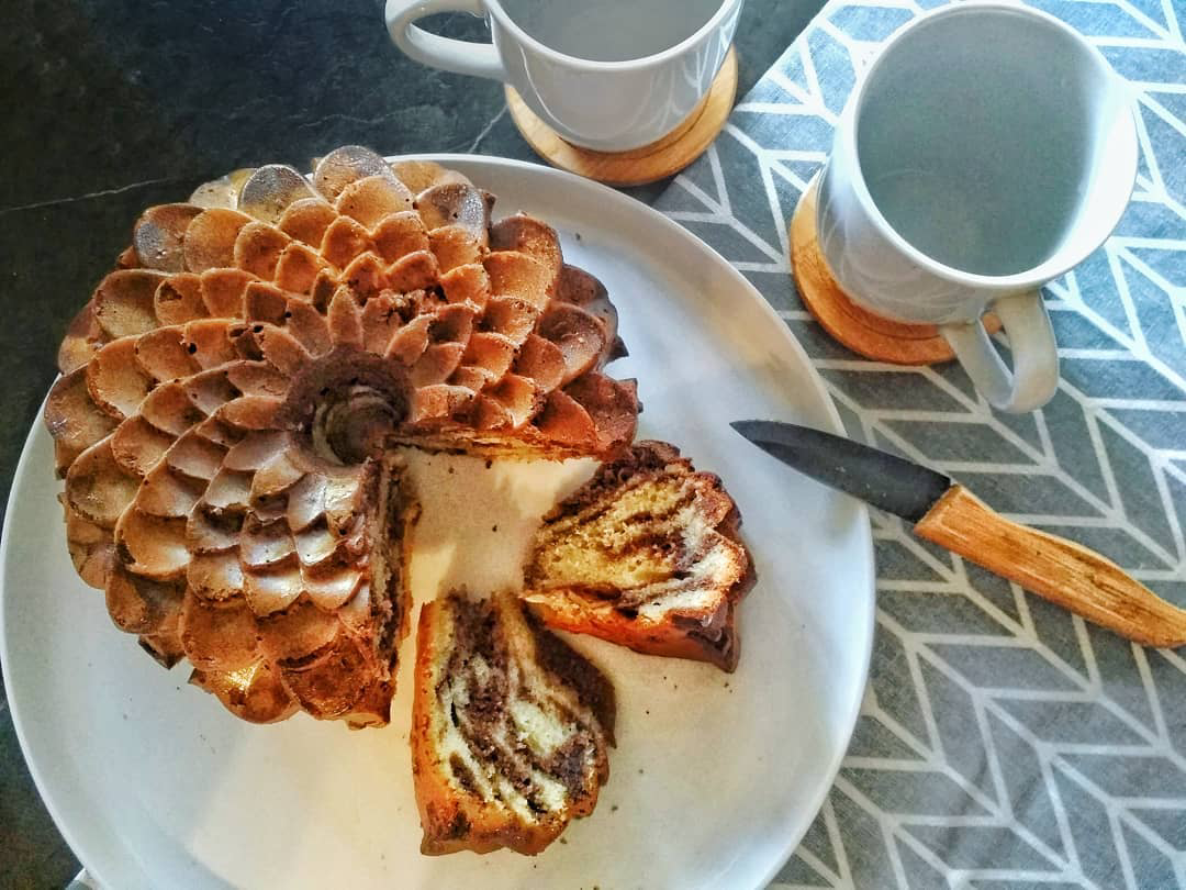 Кекс зебра.