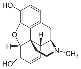 Структурная формула морфина