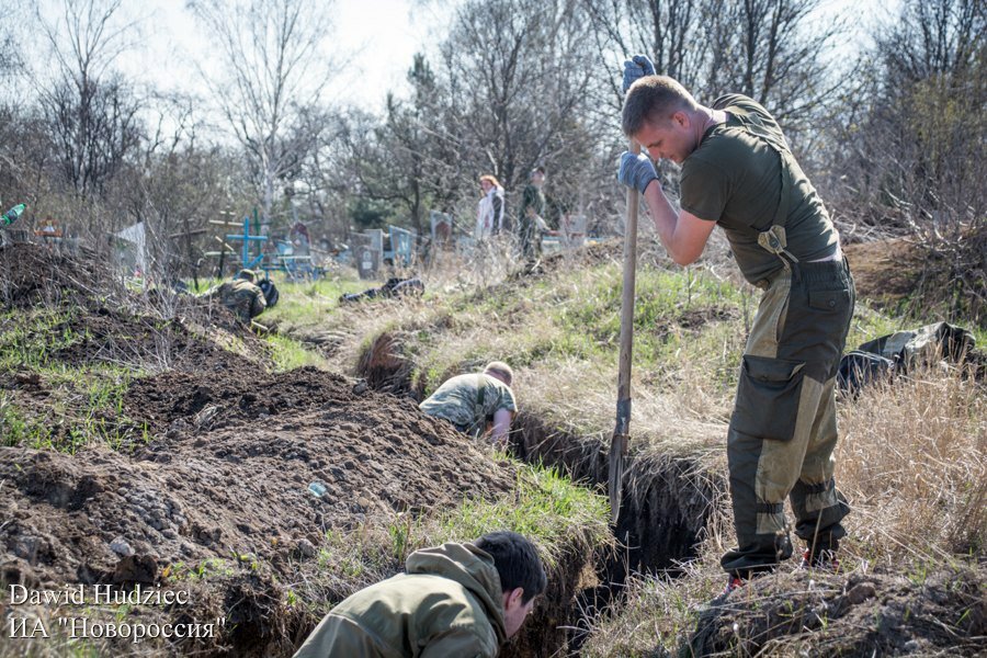 Фото окопов на украине