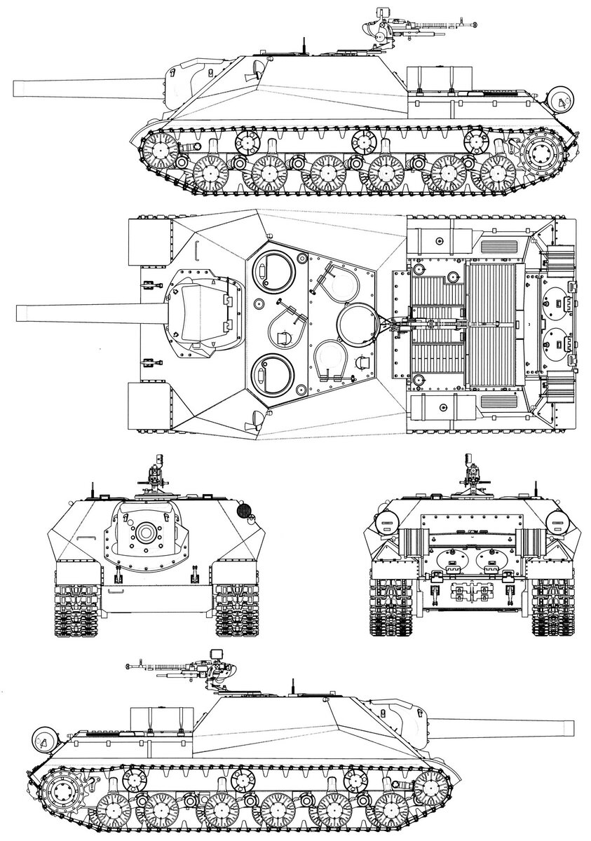 Чертежи САУ Об-704