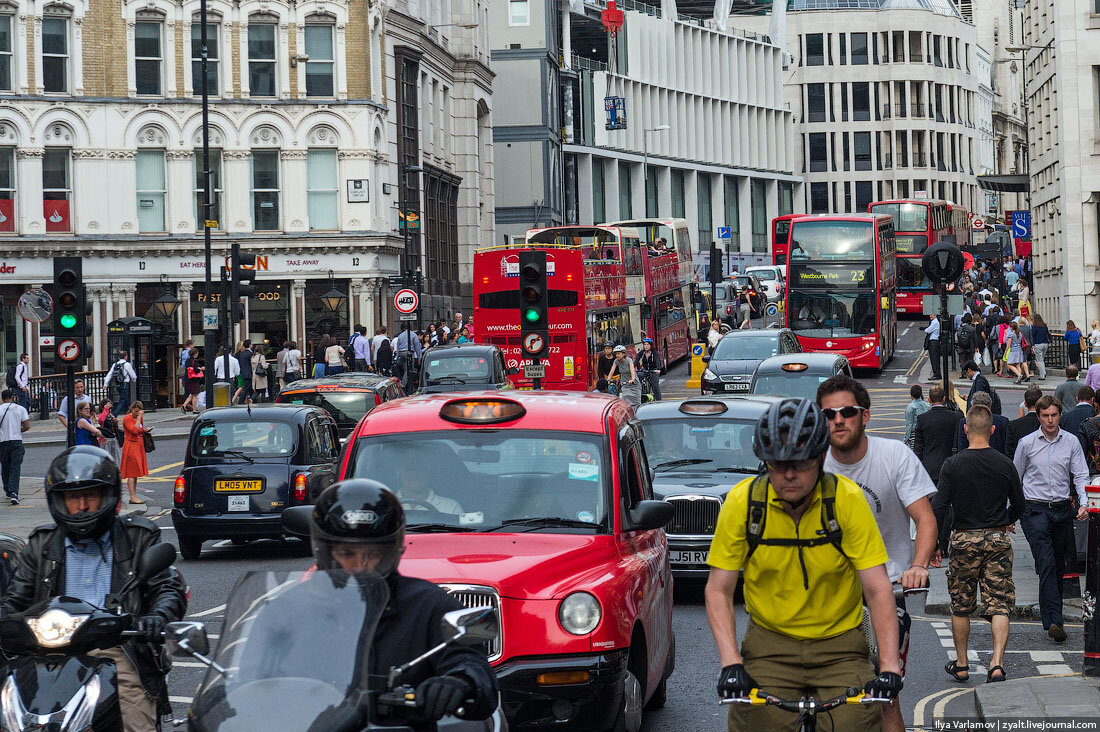 Лондон – один из немногих крупных городов, которые победили личные автомобили в центре.