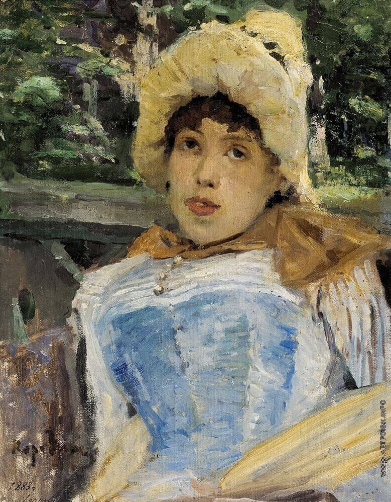 Константин Коровин. "Хористка". 1883г.