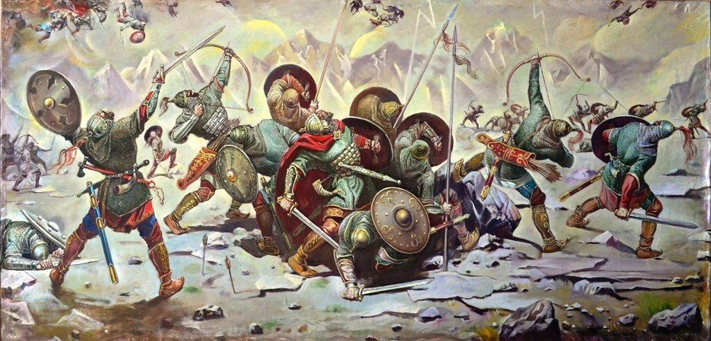 Преодолевая восстания народов Кавказа, монголы двух улусов истребляли друг друга
