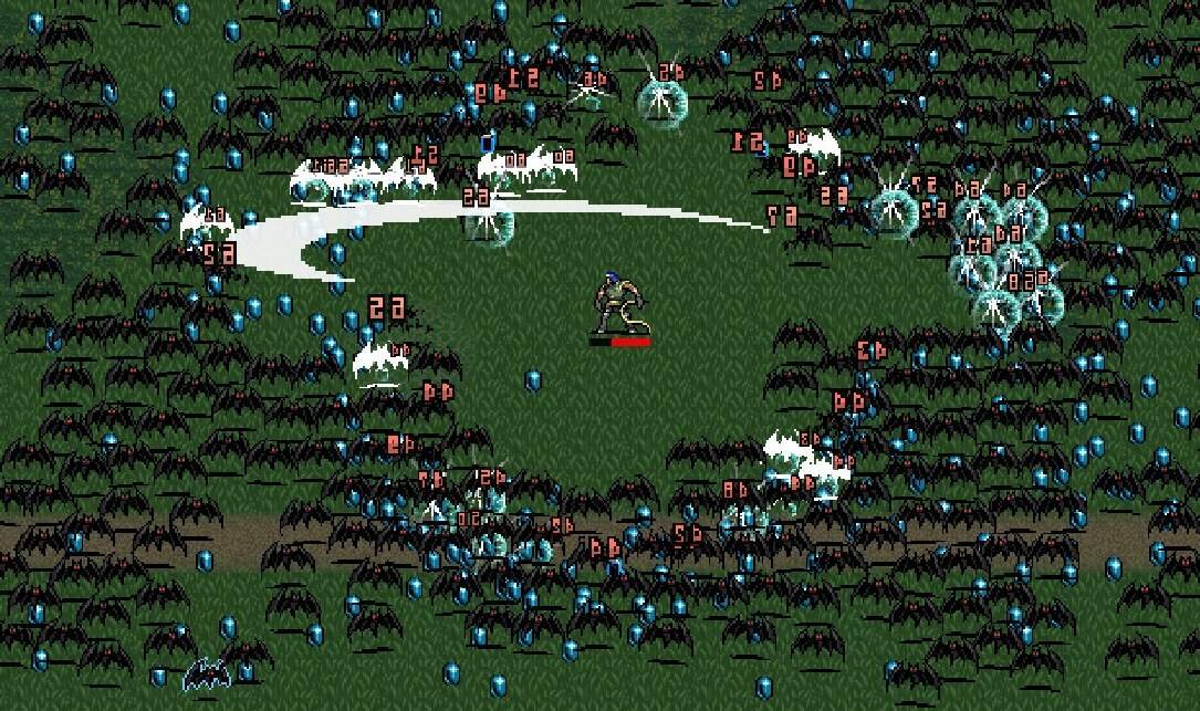 Скриншот из игры Vampire Survivors
