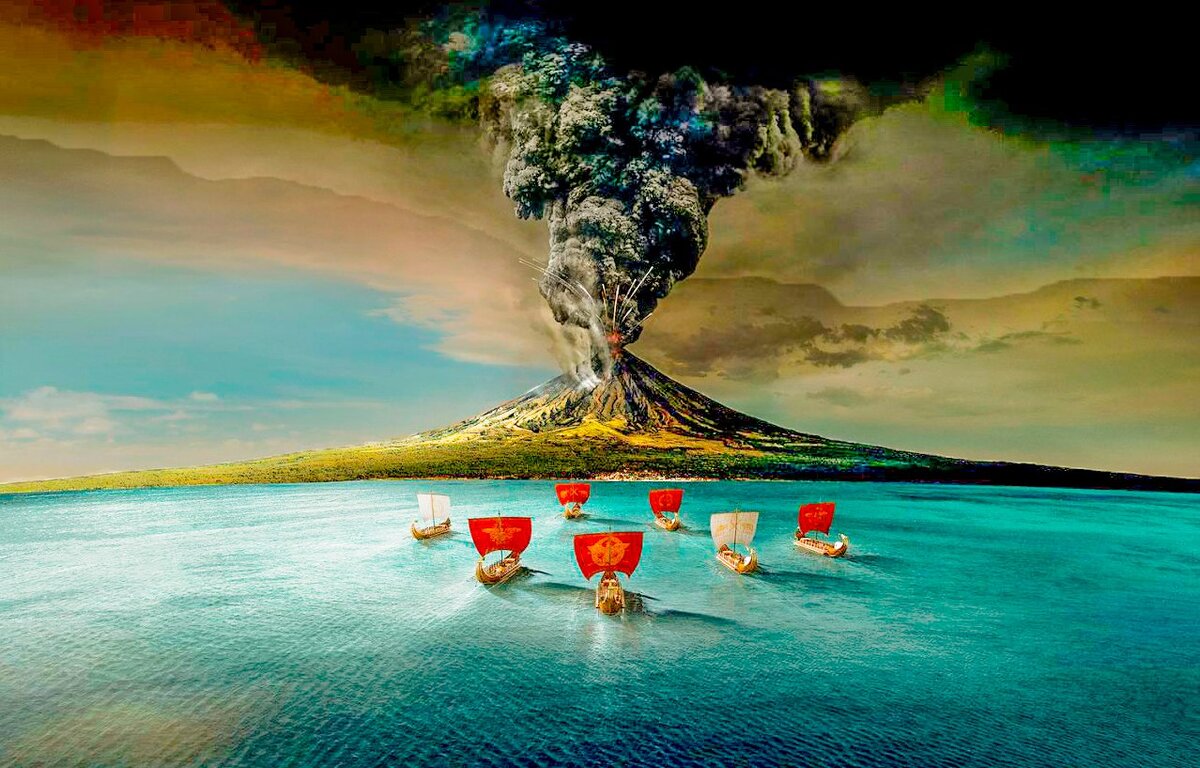 Тот, кто был по-расторопнее покинул Помпеи до смертоносных волн, обрушившихся на города во второй день извержения