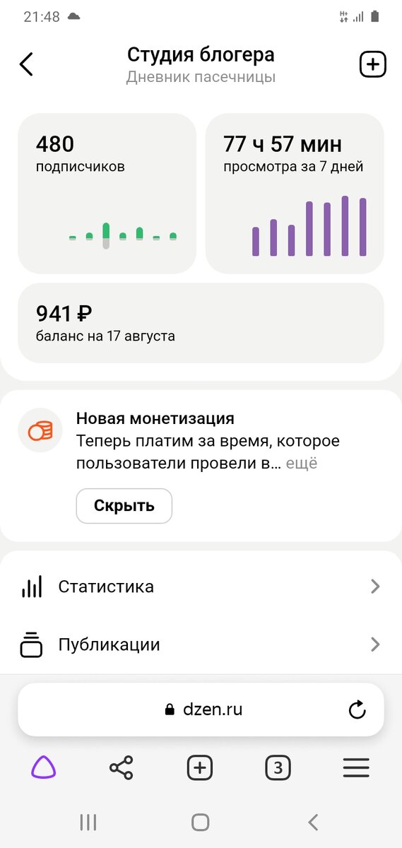  На 17 августа уже 941 рубль, получается за  три дня мне прилетело 93 рубля