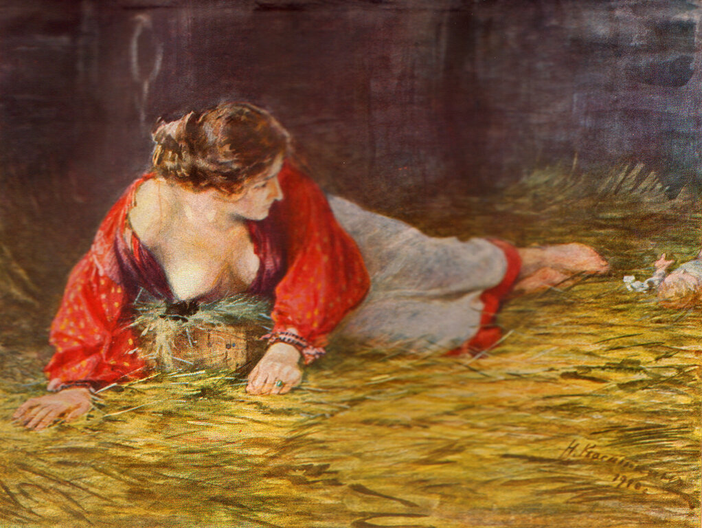 "Кормилица", Н.А. Касаткин