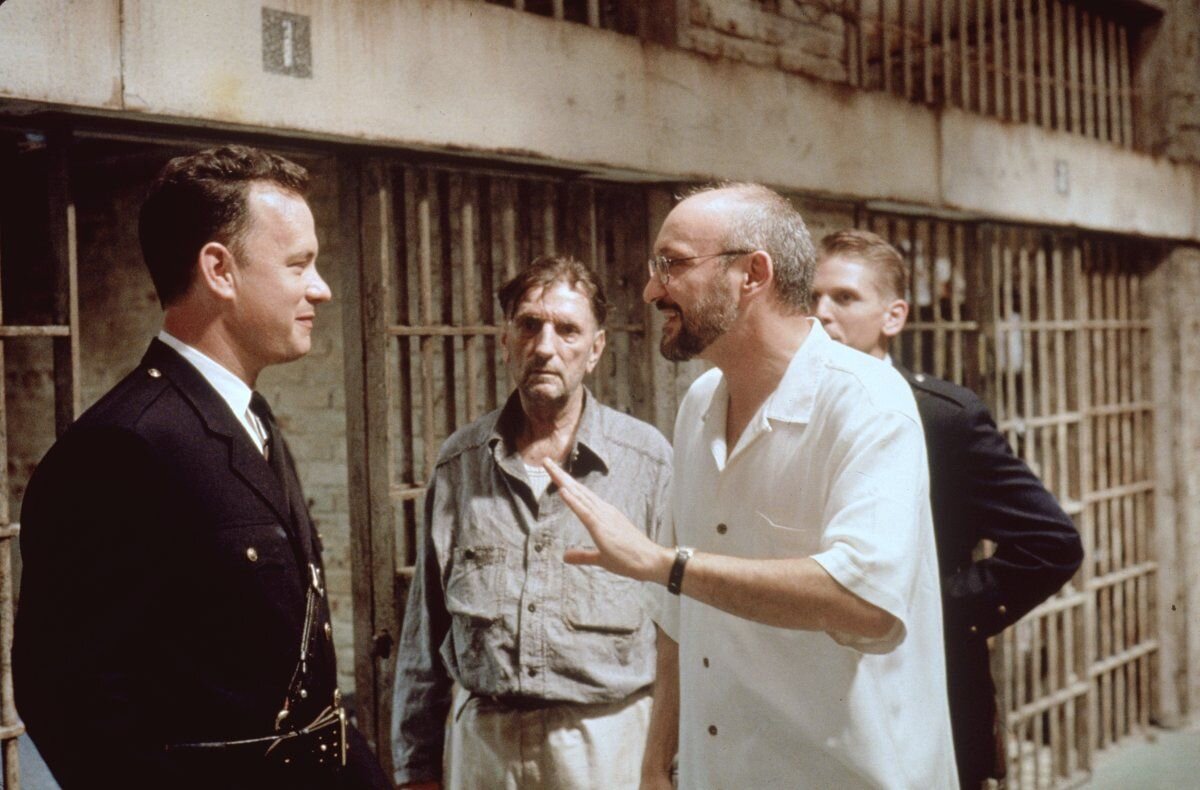 Фрэнк Дарабонт на съемках "Зеленой мили" (1999)
