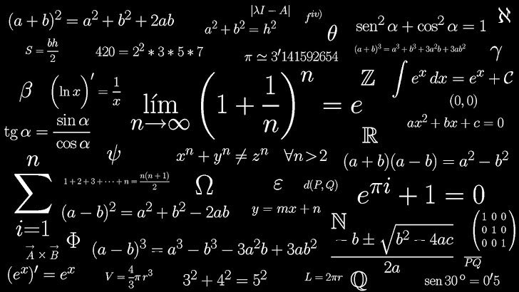 Formulas basicas matematicas